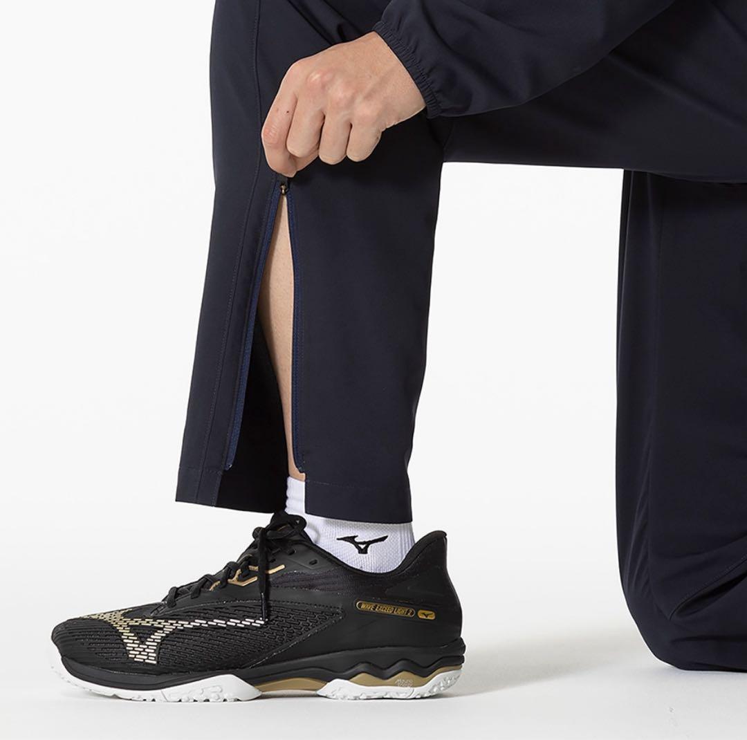 Mizuno ネイビー サイドジッパー付きL テニス ソフトテニス バドミントン