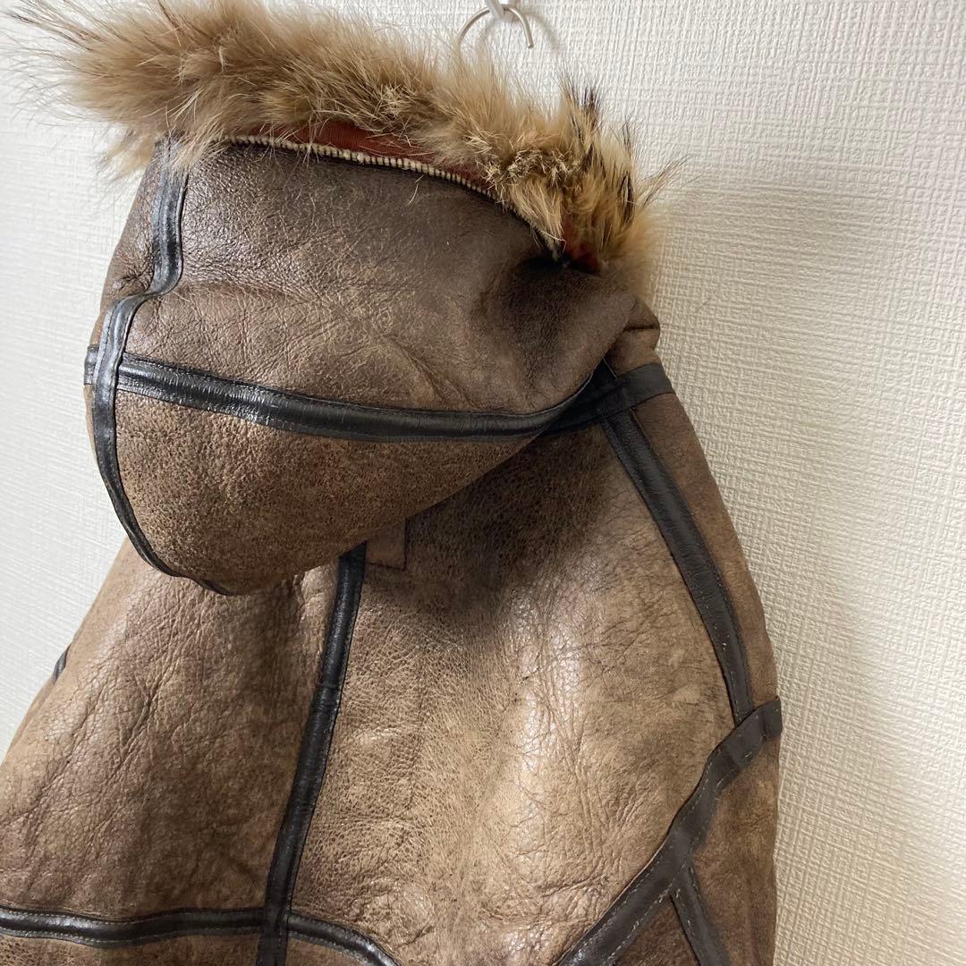 779 AVIREX/希少フードと天然ファー付きSCOVILLジッパー仕様B-3 - メルカリ