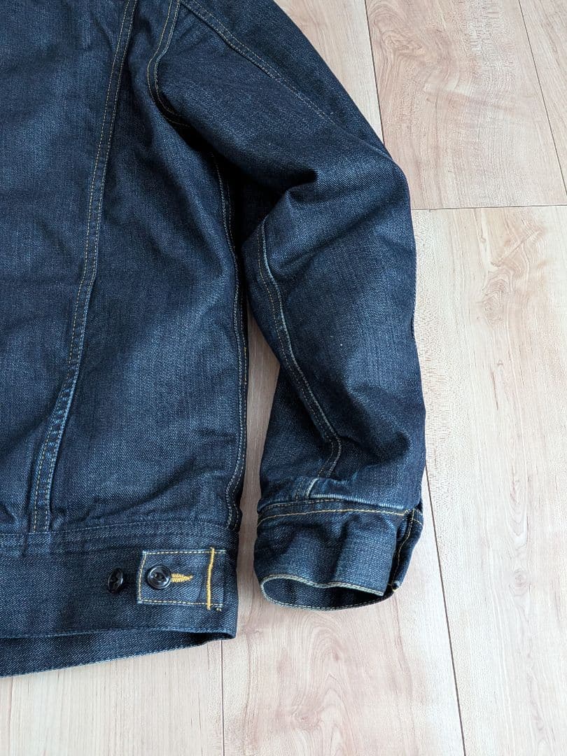 希少 Alpha Industries×Lee デニムMA1ジャケット Mサイズ