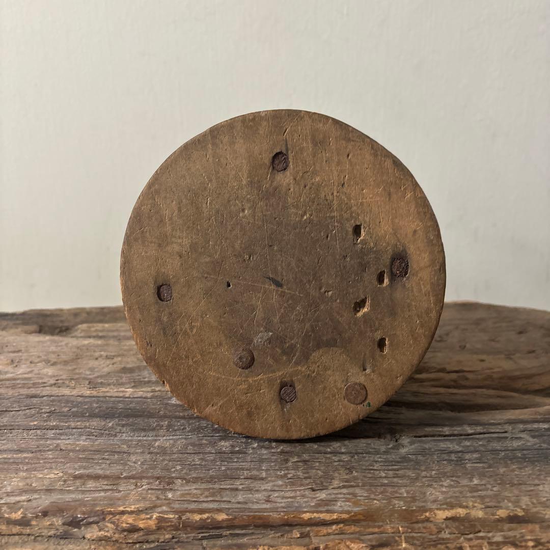 古道具　帽子木型 クラウン　スタンド　アンティーク　昭和レトロ　大正ロマン　李朝