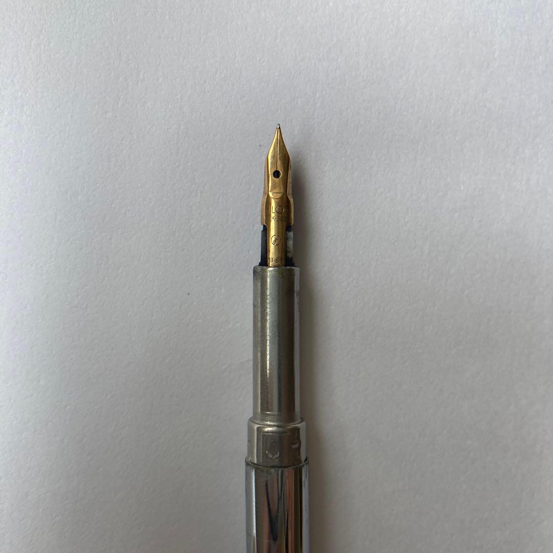 60年代 PILOT パイロットキャップレス ノック式 万年筆 ペン先14K