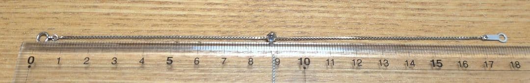 最終！Pt850 プラチナブレスレット　4℃　ブルームーン