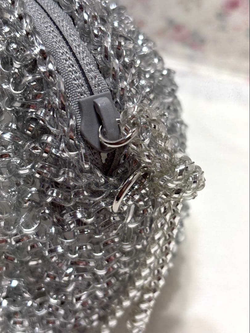☆アンテプリマ☆コンフェット スモール シルバー ワイヤーバッグ