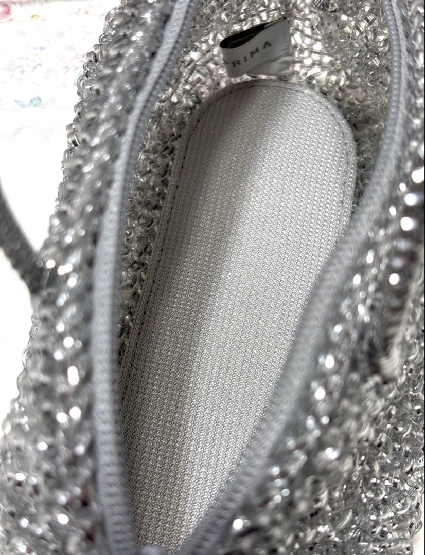 ☆アンテプリマ☆コンフェット スモール シルバー ワイヤーバッグ