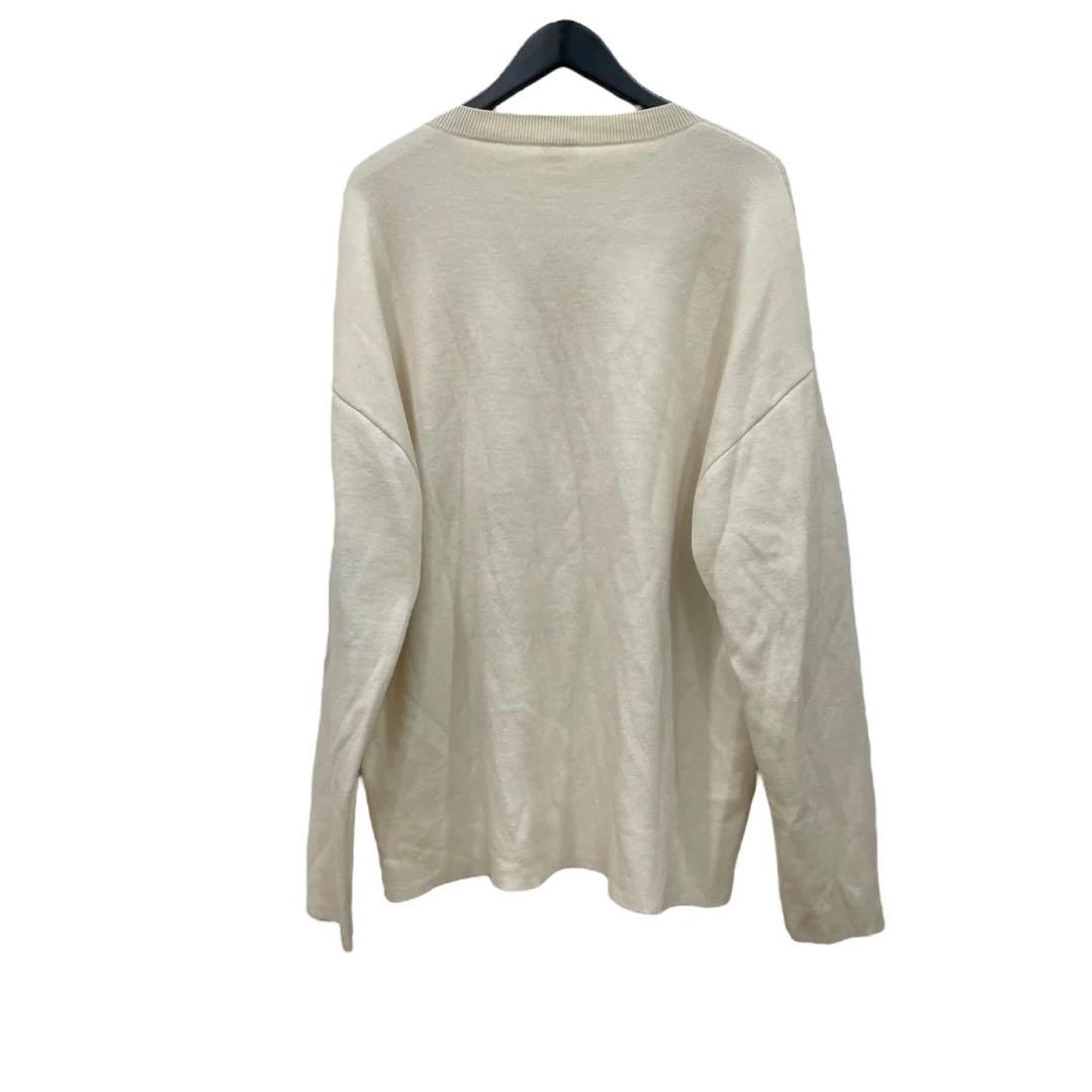 平野紫耀着用　LOEWE ロエベ エンボス アナグラムニット 白 XS