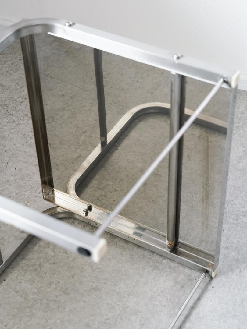 vintage ステンレス サイドテーブル 無機質 モダン ミッドセンチュリー