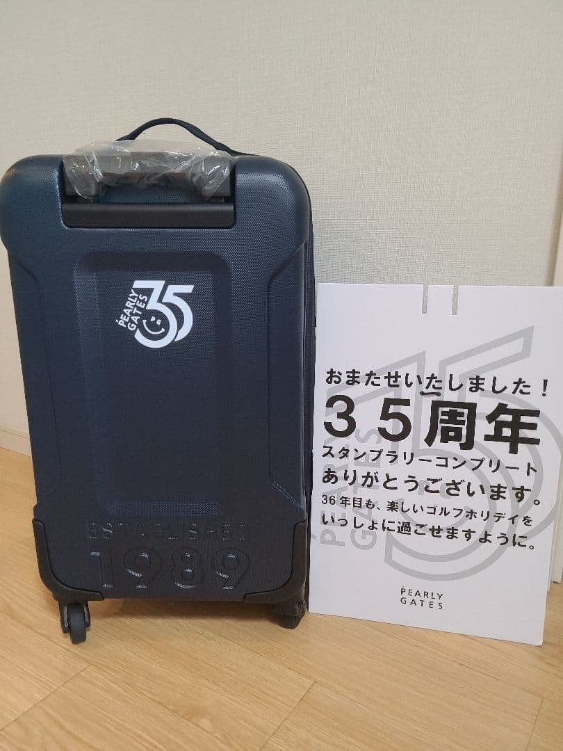 【未使用新品】PEARLY GATES キャリーバッグ 35周年記念　非売品