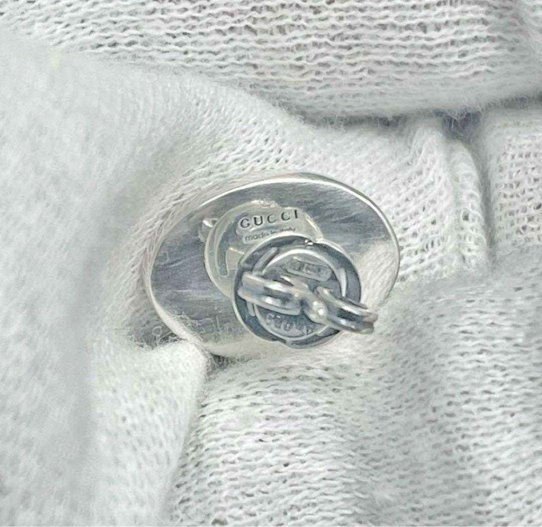 美品　GUCCI パープルGGアイコンピアス　片耳