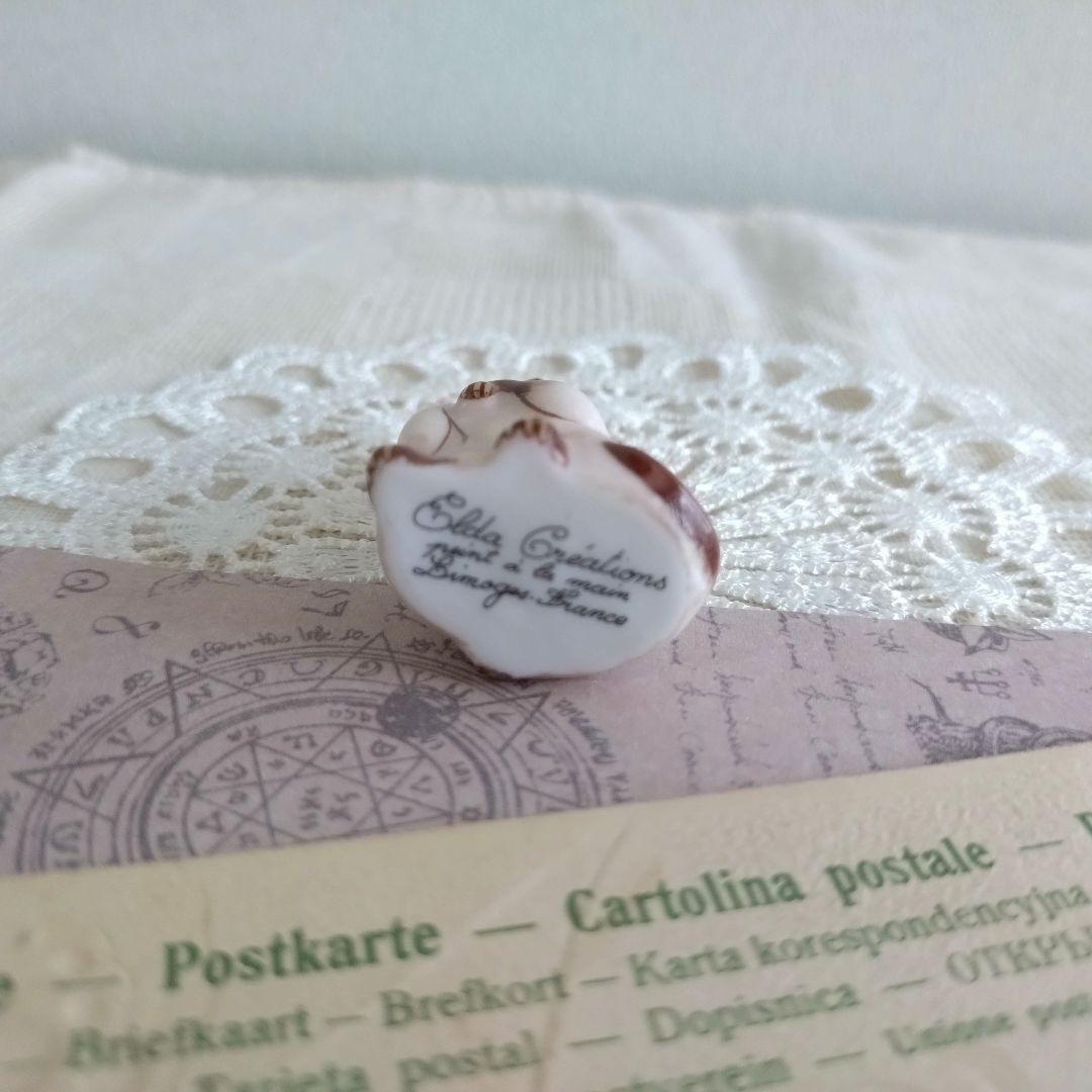 リモージュボックス　猫　ネコ　椅子　花束　ブーケ　手紙　フランス製　ヴィンテージ