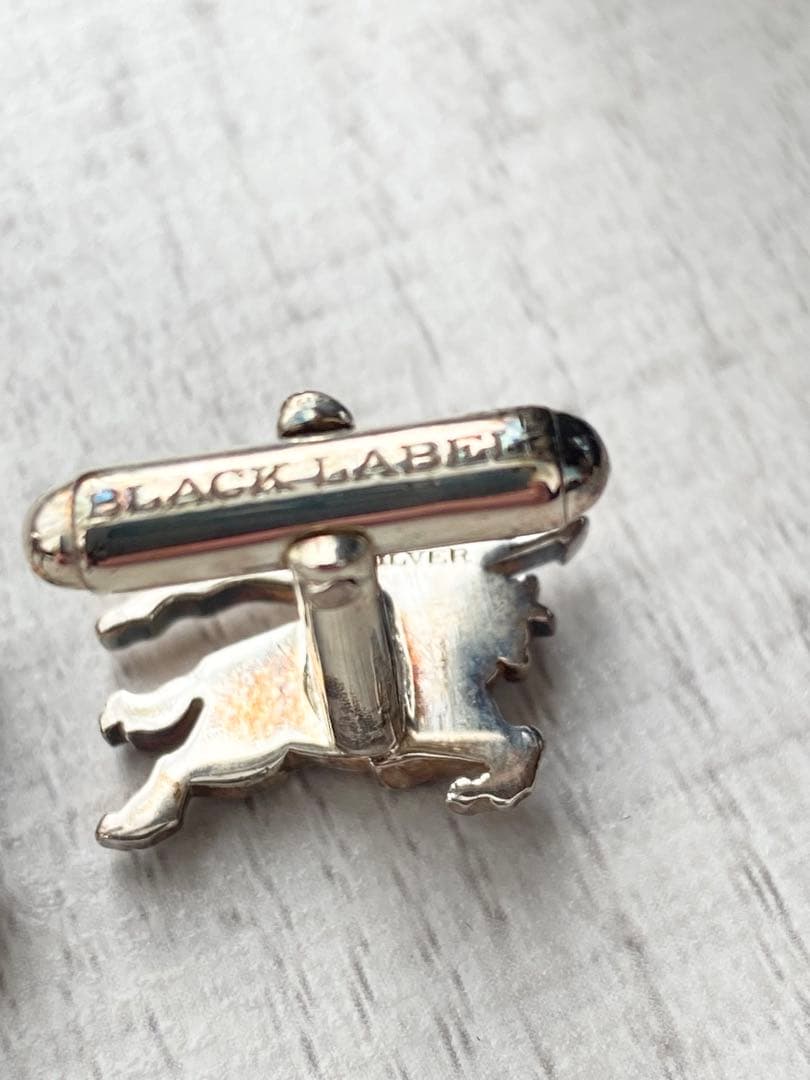 BURBERRY シルバー925 カフリンクス バーバリー ブラックレーベル