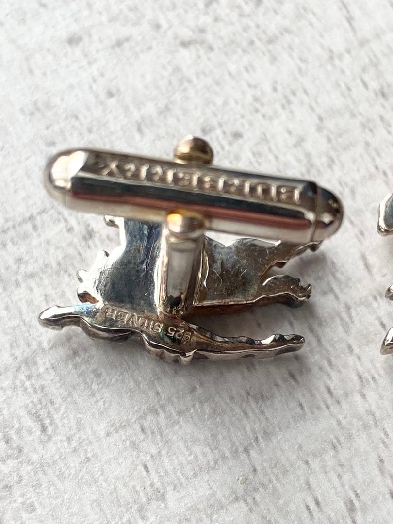 BURBERRY シルバー925 カフリンクス バーバリー ブラックレーベル