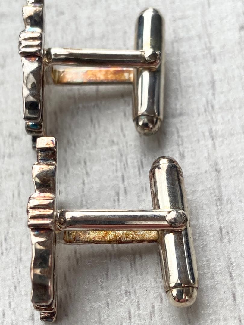 BURBERRY シルバー925 カフリンクス バーバリー ブラックレーベル