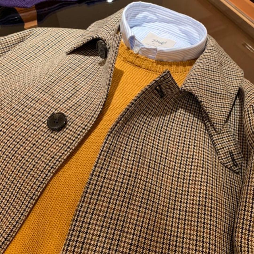 マッキントッシュ ビームスエフ別注 ダンケルド ガンクラブ ステンカラー コート