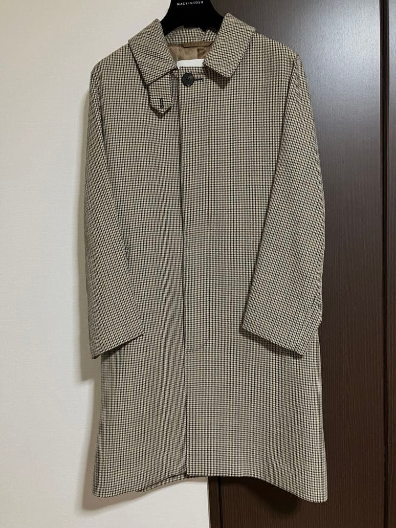 マッキントッシュ ビームスエフ別注 ダンケルド ガンクラブ ステンカラー コート