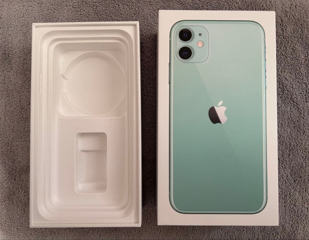 iPhone11 ミントグリーン256GB /SIMフリー 初期化済み 箱あり