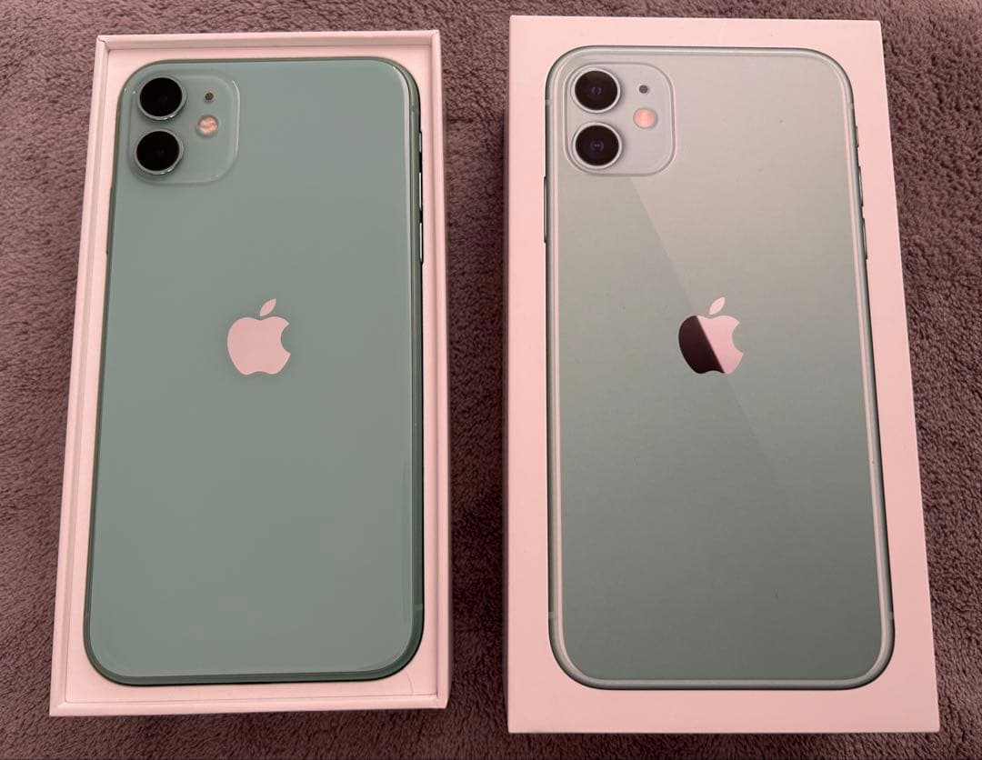 iPhone11 ミントグリーン256GB /SIMフリー 初期化済み 箱あり