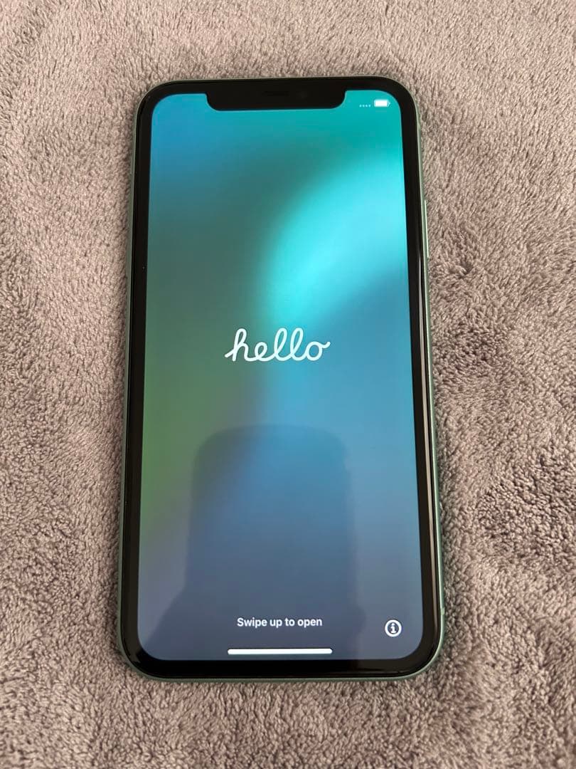 iPhone11 ミントグリーン256GB /SIMフリー 初期化済み 箱あり