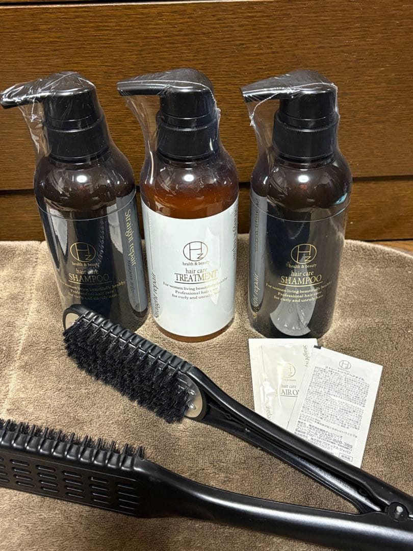 Hzハッズ シャンプー・トリートメント、ダブルブラシセット