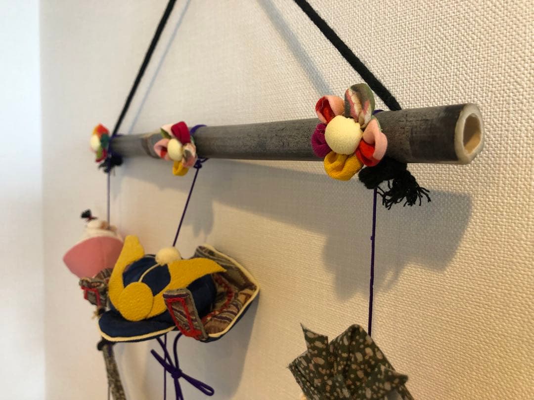 端午の節句の壁掛け④　吊るし飾り　吊るし雛