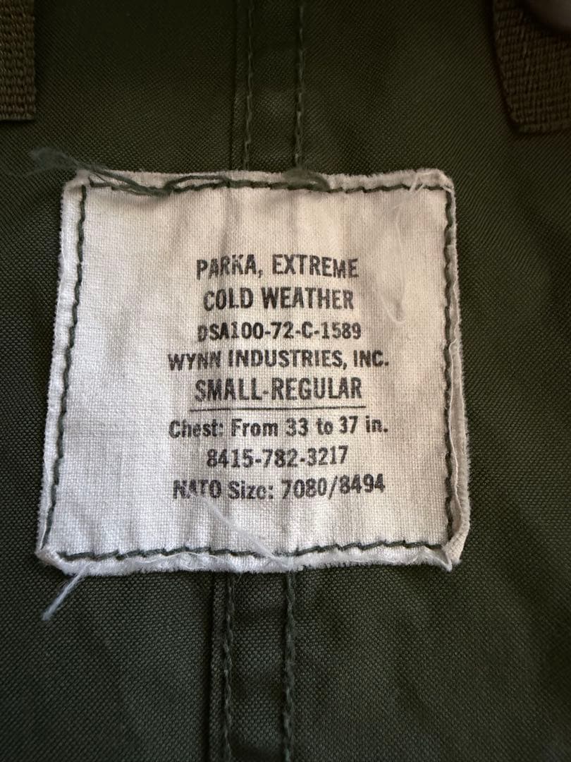 Sサイズ M65 フィッシュテールパーカー SMALL-REGULAR