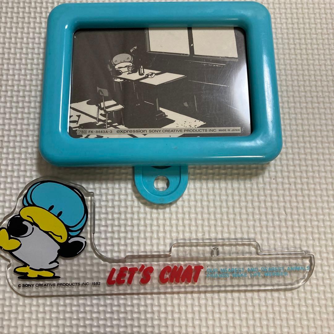 未使用1982年レッツチャット写真立て　ベンジャミン日本製 let's chat