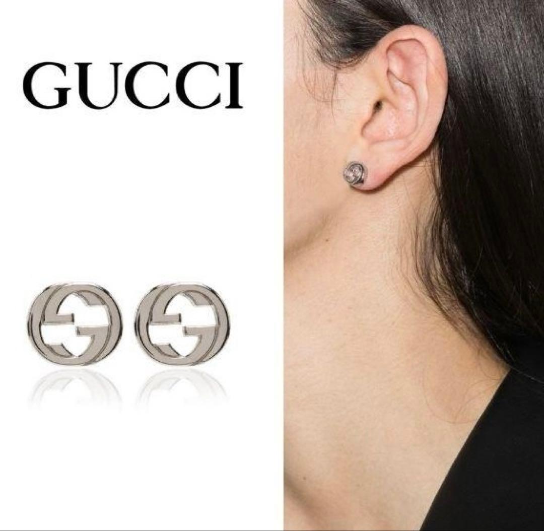 限界価格‼️GUCCI インターロッキングピアス　片耳‼️