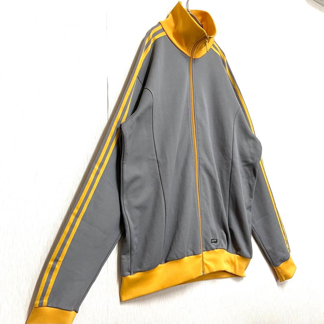 【超ビッグサイズUS2XL‼️】激レアカラー adidas ジャージ グレー 古着