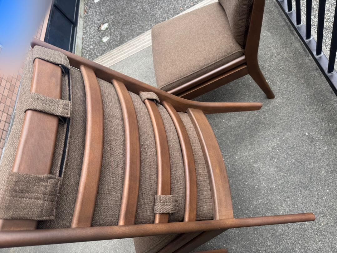 あんず飴【美品】ニトリ ダイニングチェア C-27AL MBR/AQ-BR