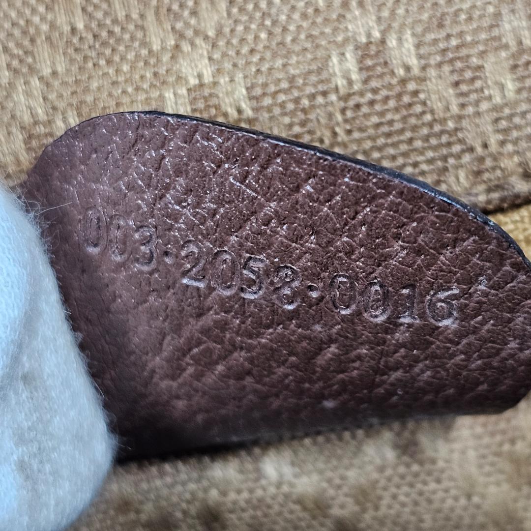 【人気モデル】オールドグッチ バンブー リュックサック レザー ブラウン