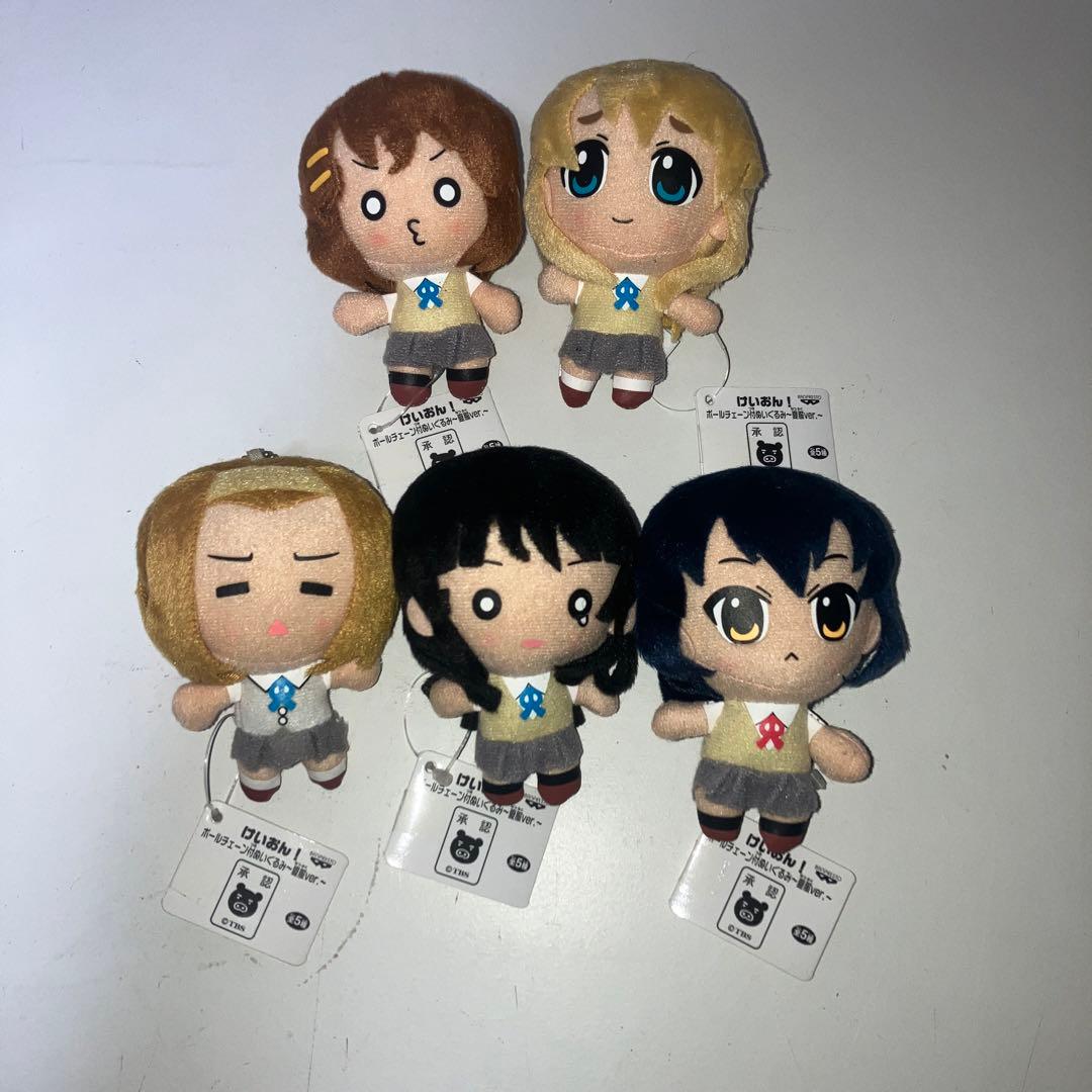 けいおん ボールチェーン付ぬいぐるみ - メルカリ