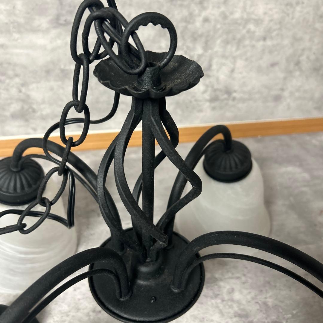 丸善（ラッキー）白熱灯器具 4灯シャンデリア LC-29403 - メルカリ