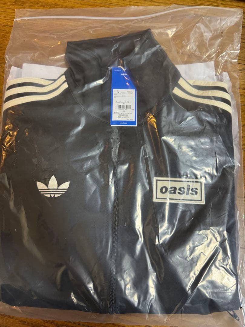 アディダス オアシスジャージ Mサイズ ブラック