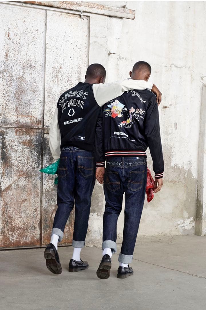 モンクレール　ジーニアス　フラグメント　藤原ヒロシ　スタジャン