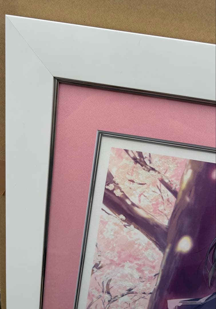 珈琲貴族 ミクスドメディア　SPRING SUNLIGHT アールビバン 版画