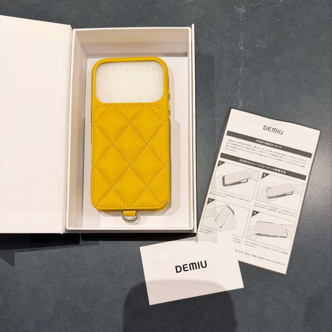 DEMIU GRACE iPhone 17 Pro ケース イエロー