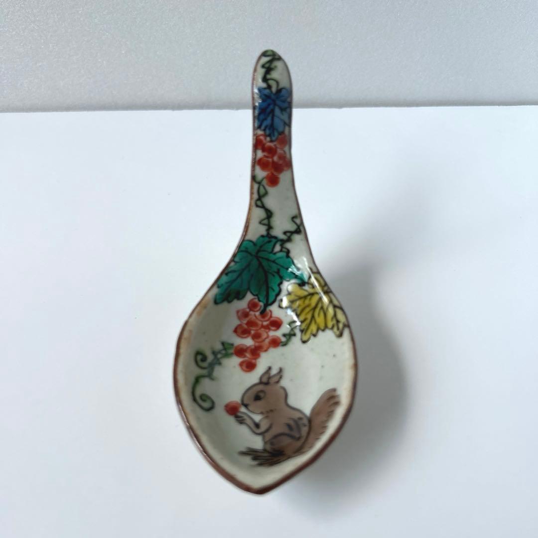 ②松浦コータローさん　蓮華レンゲ　リス柄　1個　未使用