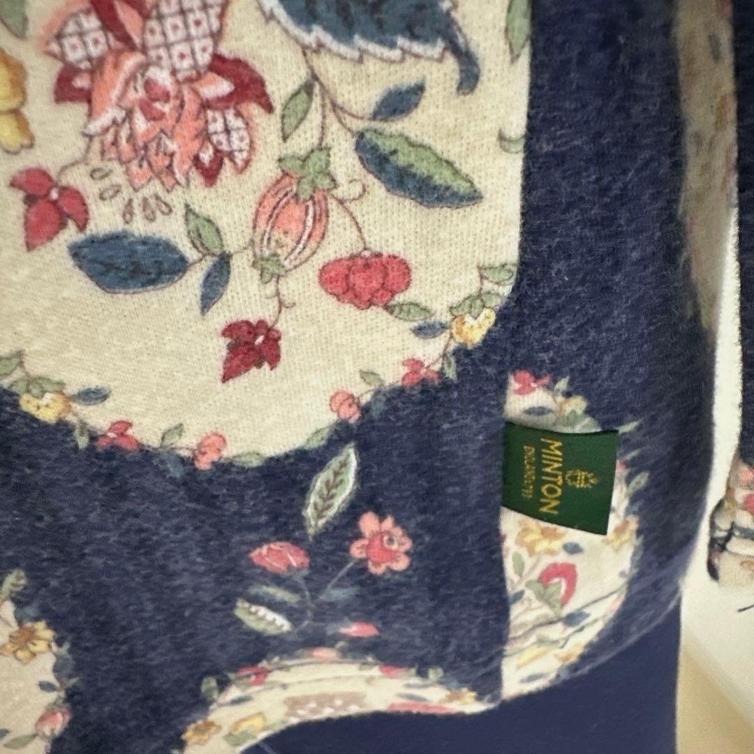 新品未使用タグ付　ワコールミントンハドンホール柄　暖か素材パジャマMサイズ