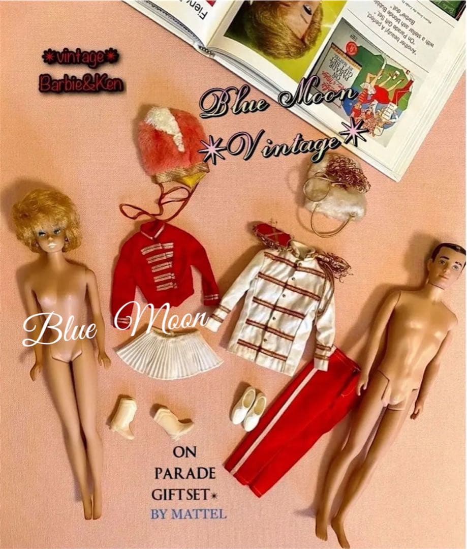 ♛Vintage◈ Barbie&Ken ♢♢OnParade!◈稀少♢♢レア