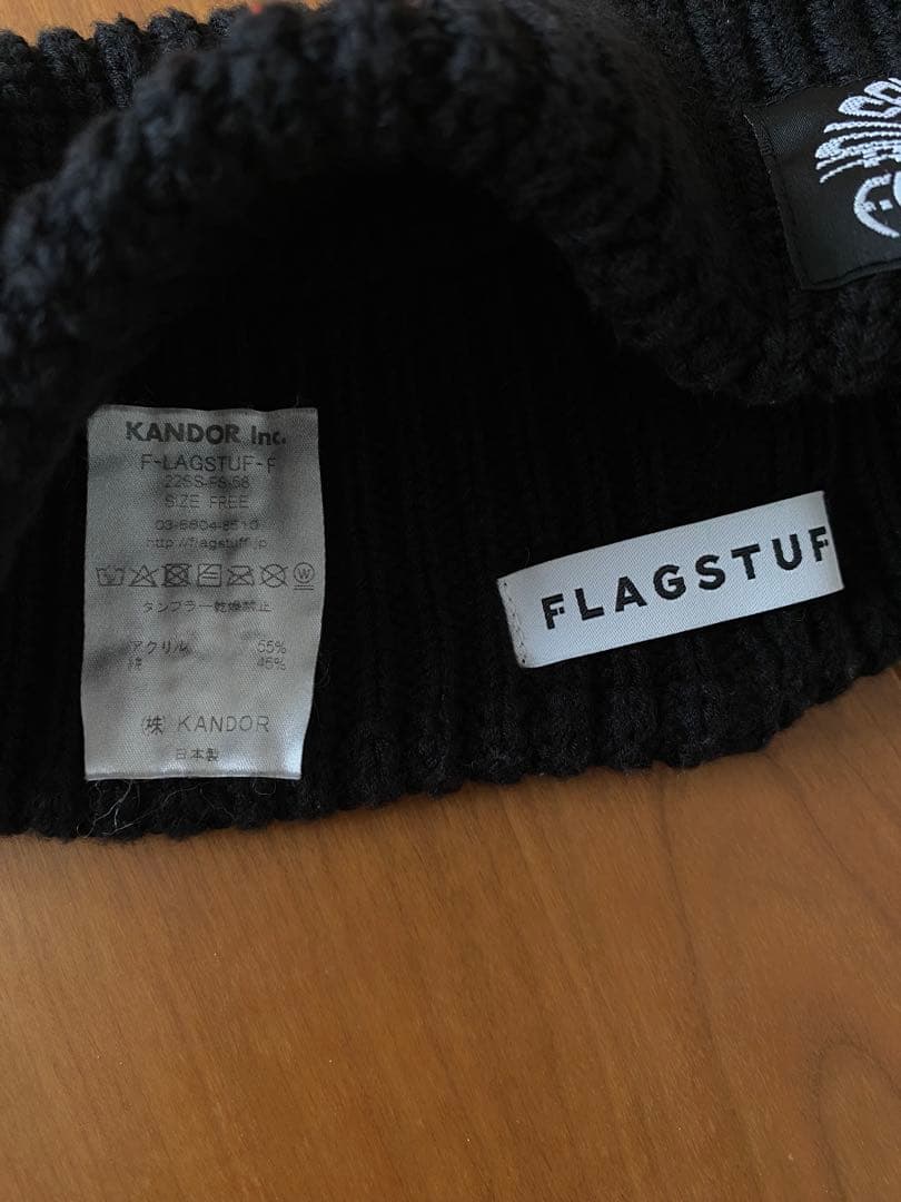 FLAGSTUF 黒 ヘアバンド