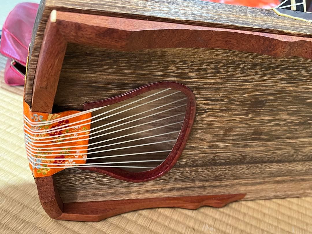 琴　13弦　ケース付　箏　和琴