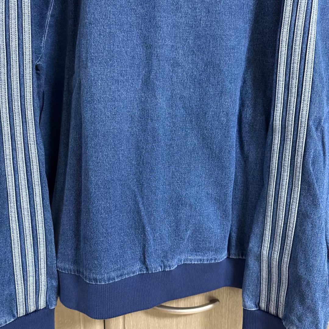 【新品！】adidas アディカラー ファーストブルー デニムトラックトップ/M