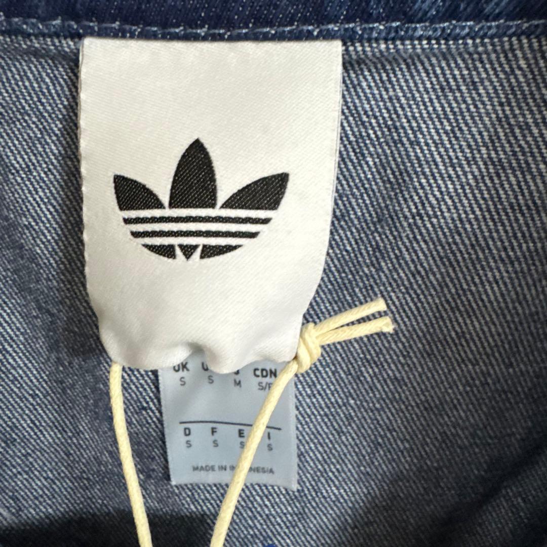 【新品！】adidas アディカラー ファーストブルー デニムトラックトップ/M