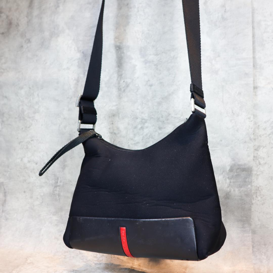 PRADA SPORT ショルダーバッグ ブラック ユニセックス ナイロンバッグ