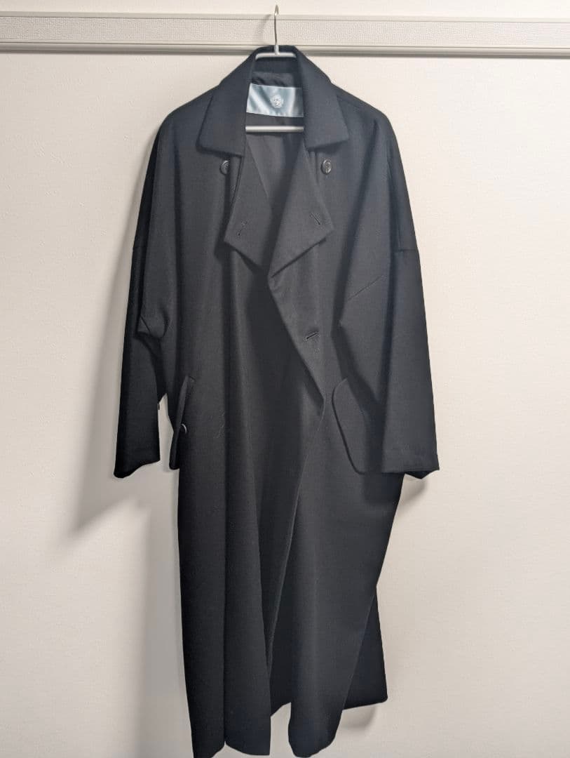 Dulcamara フラノダブルロングコートドゥルカマラフラノダブルロング