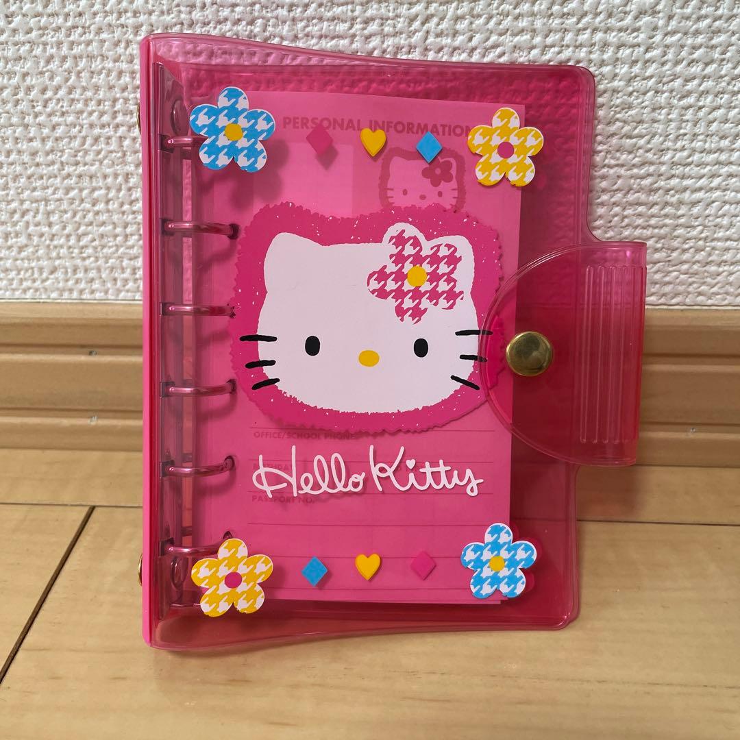 HELLOKITTY 手帳 カオハナ ハローキティ バインダー 6穴 未使用 - メルカリ