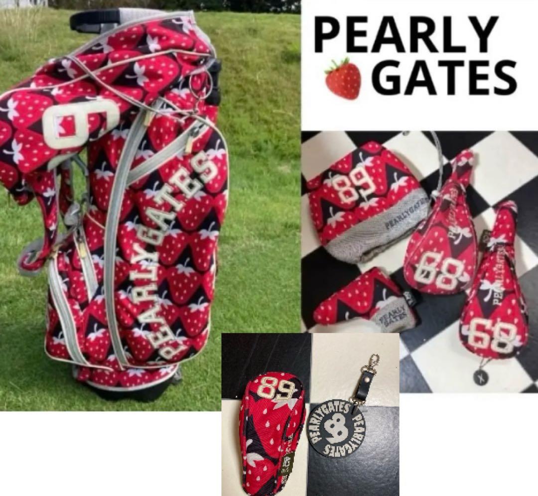 訳あり】【激安】大人気パーリーゲイツ いちご イチゴ 苺キャディ