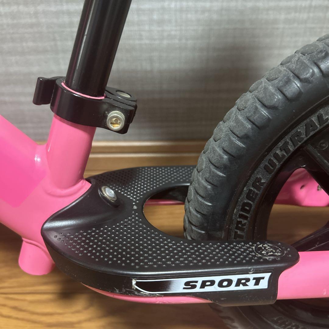 【美品】STRIDER ストライダー　スポーツ　ピンク　12インチ　キックバイク