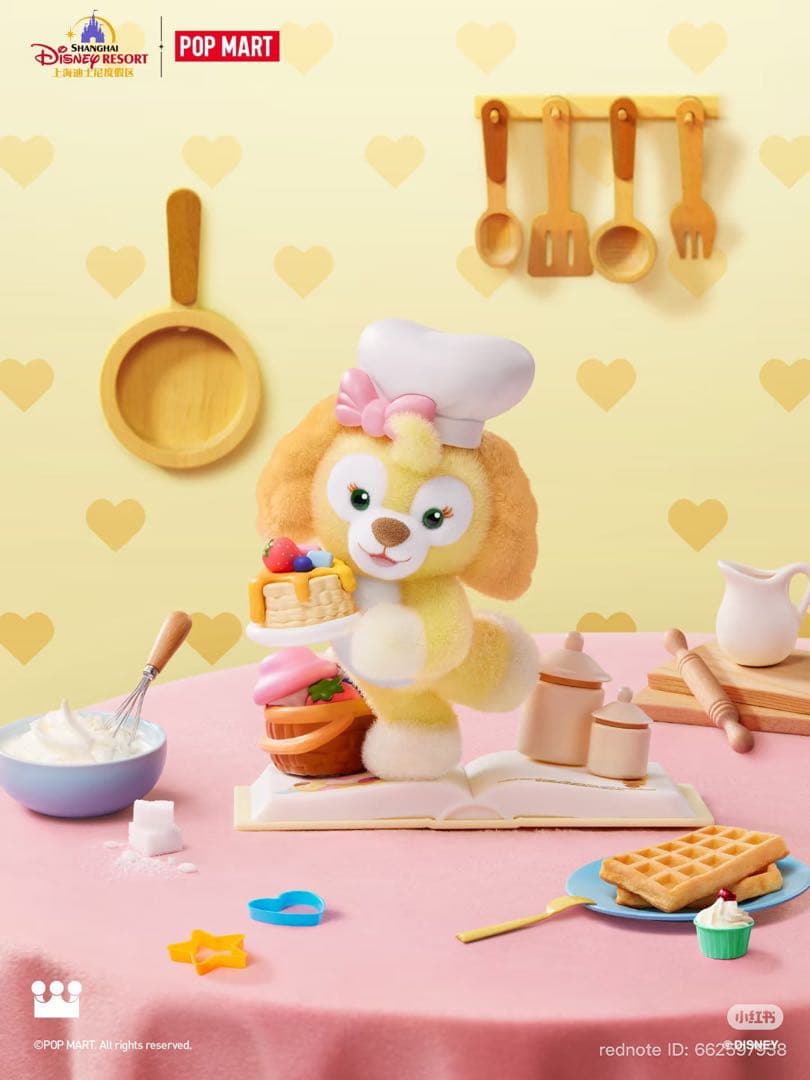 上海ディズニー ポップマート コラボアクションフィギュア クッキー