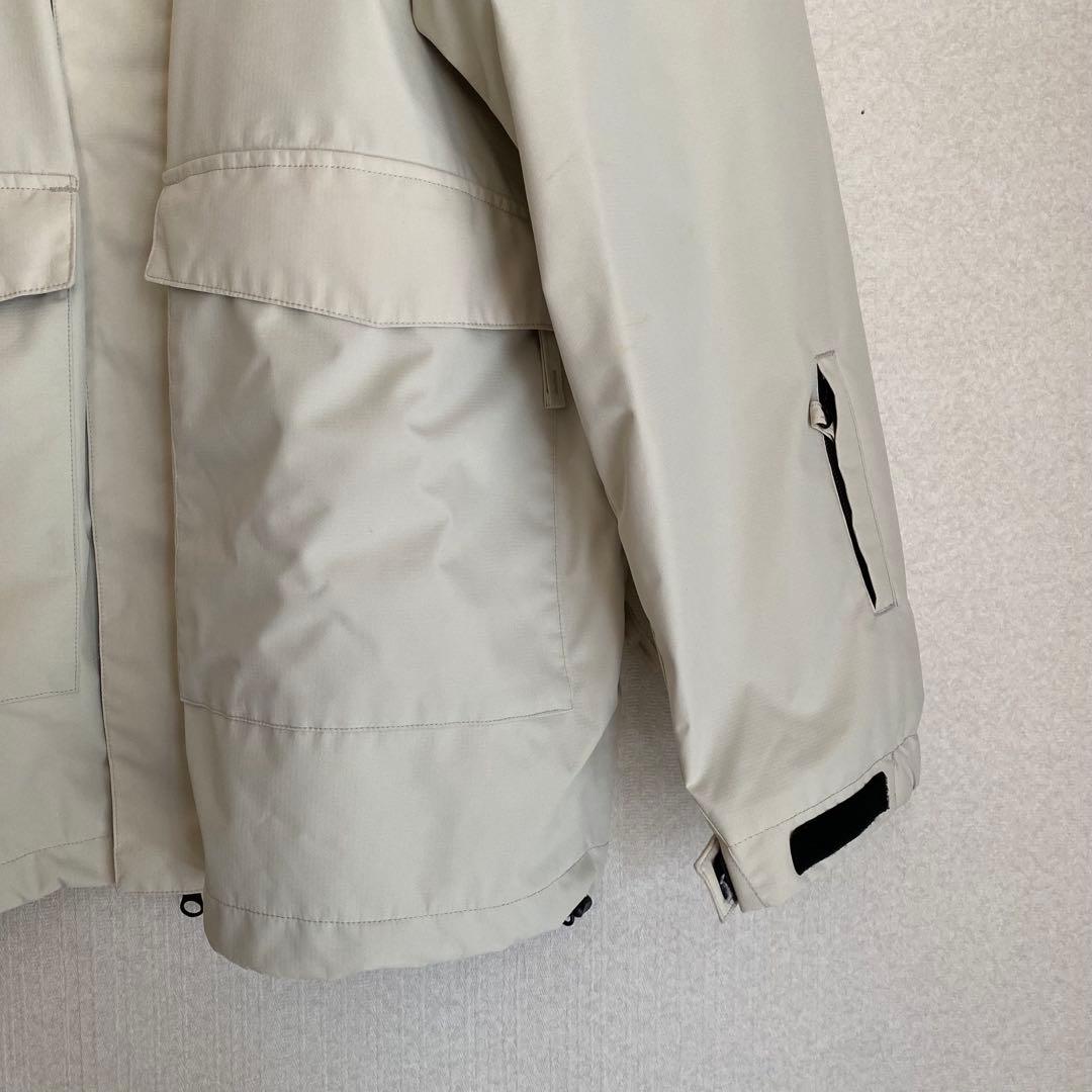 MAHF SUPPLY スノーボードウェア ルーズジャケット オフホワイト L