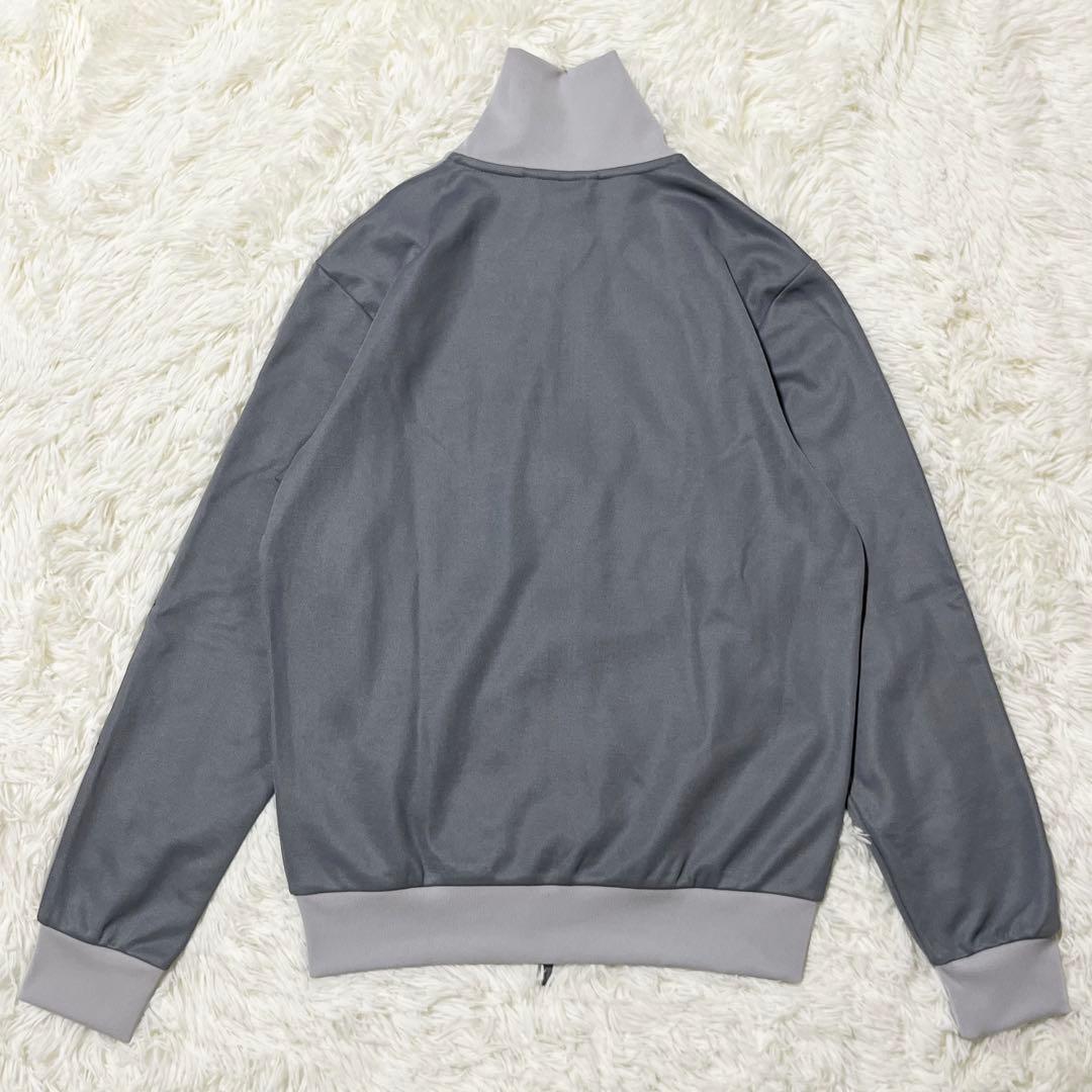 アディダス クラシック トラックトップ ジャージ メンズL グレー シルバー